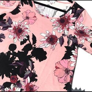 Pink LuLaRoe Morgan T NWT floral print